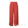 Skrynkliga Rayon Wide Ben Pants byxor